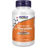 Now Foods L-Theanine, Double Strength 200 mg, 120 Veg Caps - 120 Servings