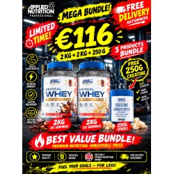 1+1 Fresh Stock!!! Applied Nutrition Critical Whey Protein 4 Kgs - 122 Servings + Free 250 g Creatine