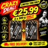 2x Dorian Yates Creatine Monohydrate 600 g - 120 Servings