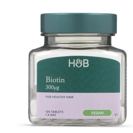 Holland & Barrett Biotin 120 Tablets 1000ug