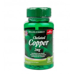 Holland & Barrett Chelated Copper 100 Tablets 2mg