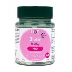 Holland & Barrett Biotin 120 Tablets 1000ug