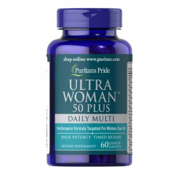Puritans Pride Ultra Woman™ 50 Plus Multi-Vitamin 60 Caplets