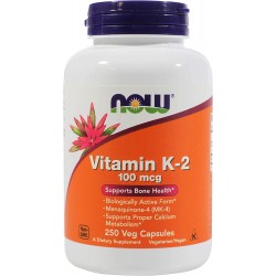 Now Vitamin K2-MK7 100mcg 60 Veg Caps